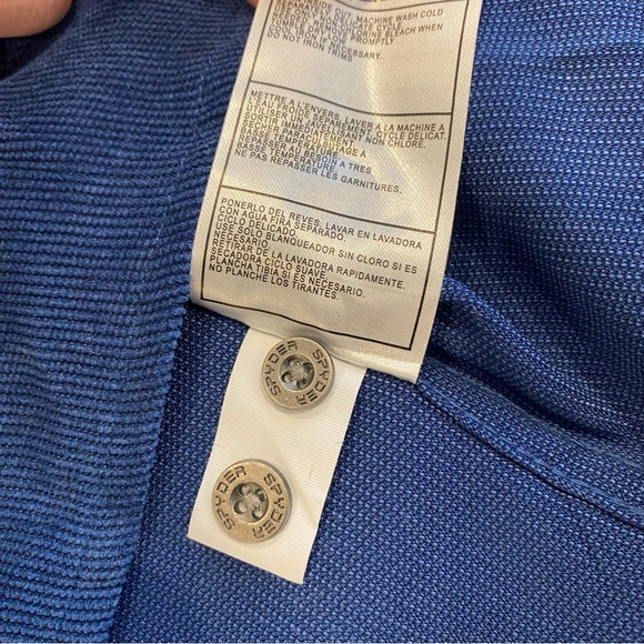 Spyder Men’s Blue Corduroy Button Down Long Sleeve Shirt L - Picture 4 of 8